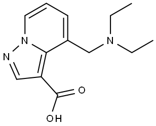 4-((diethylamino)methyl)pyrazolo[1,5-a]pyridine-3-carboxylic acid Structure