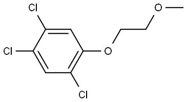 1,2,4-Trichloro-5-(2-methoxyethoxy)benzene Structure