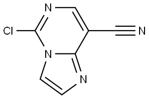 5-Chloroimidazo[1,2-c]pyrimidine-8-carbonitrile Struktur