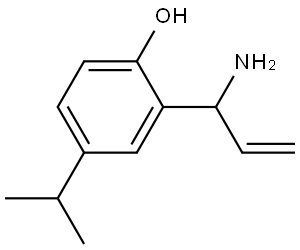 2-(1-AMINOPROP-2-EN-1-YL)-4-(PROPAN-2-YL)PHENOL Structure