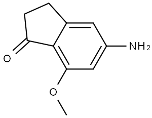 5-Amino-7-methoxy-2,3-dihydro-1H-inden-1-one Structure