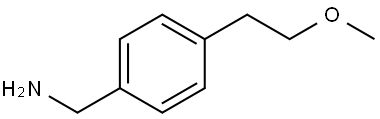 (4-(2-Methoxyethyl)phenyl)methanamine Struktur