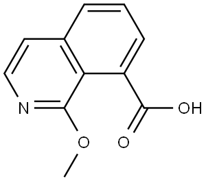 1-Methoxyisoquinoline-8-carboxylic acid Struktur