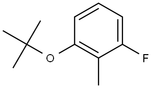 1-(1,1-Dimethylethoxy)-3-fluoro-2-methylbenzene Structure