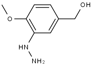 Benzenemethanol, 3-hydrazinyl-4-methoxy- Struktur