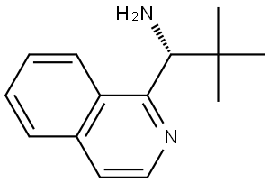 (1R)-1-(ISOQUINOLIN-1-YL)-2,2-DIMETHYLPROPAN-1-AMINE Structure