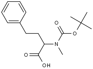N-Boc-N-methyl-DL-homophenylalanine Structure