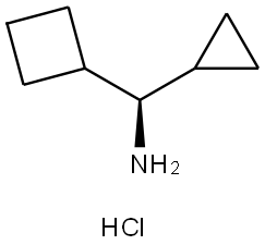 (R)-Cyclobutyl(cyclopropyl)methanamine hydrochloride Struktur