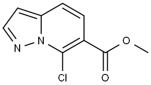 Methyl 7-chloropyrazolo[1,5-a]pyridine-6-carboxylate Structure