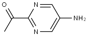 1-(5-Aminopyrimidin-2-yl)ethan-1-one Structure