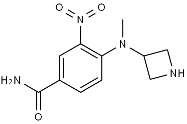 Benzamide, 4-(3-azetidinylmethylamino)-3-nitro-|