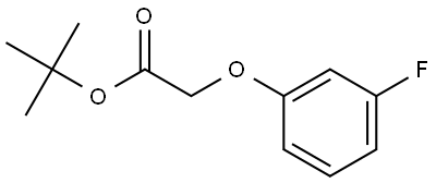 1,1-Dimethylethyl 2-(3-fluorophenoxy)acetate Structure
