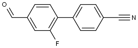 2'-Fluoro-4'-formyl[1,1'-biphenyl]-4-carbonitrile Structure