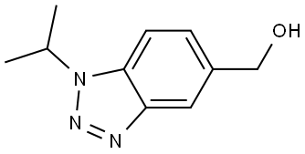 (1-Isopropyl-1H-benzo[d][1,2,3]triazol-5-yl)methanol Struktur