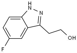 2-(5-Fluoro-1H-indazol-3-yl)ethan-1-ol Struktur