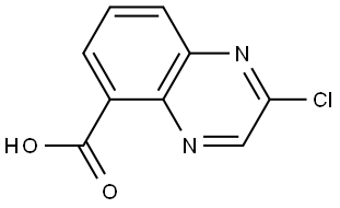 2-Chloroquinoxaline-5-carboxylic acid Struktur