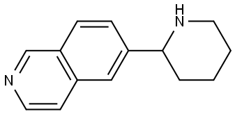 6-(PIPERIDIN-2-YL)ISOQUINOLINE Structure