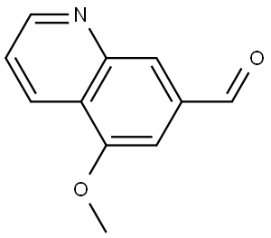 5-Methoxyquinoline-7-carbaldehyde Struktur