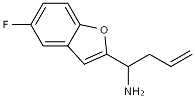 5-Fluoro-α-2-propen-1-yl-2-benzofuranmethanamine Structure