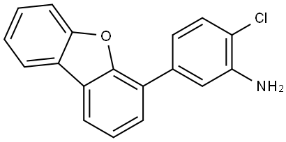 2-chloro-5-(dibenzo[b,d]furan-4-yl)aniline Structure