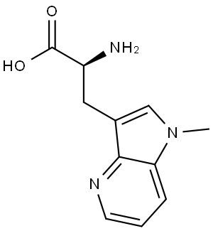 (S)-2-amino-3-(1-methyl-1H-pyrrolo[3,2-b]pyridin-3-yl)propanoic acid Structure