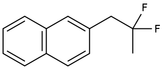 2-(2,2-Difluoropropyl)naphthalene Structure