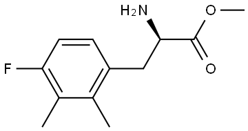 4-Fluoro-2,3-dimethyl-D-phenylalanine methyl ester Structure