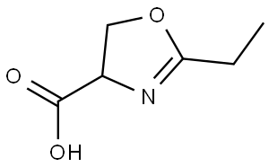 2-Ethyl-4,5-dihydrooxazole-4-carboxylic acid Struktur