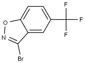 3-Bromo-5-(trifluoromethyl)benzo[d]isoxazole Struktur