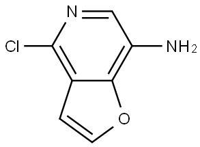 4-Chlorofuro[3,2-c]pyridin-7-amine Struktur
