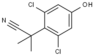 2,6-Dichloro-4-hydroxy-α,α-dimethylbenzeneacetonitrile|2,6-二氯-4-羟基-α,α-二甲基苯乙腈