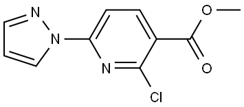 2-Chloro-6-pyrazol-1-yl-nicotinicacidmethylester|