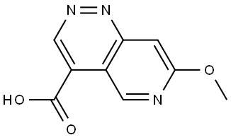 7-Methoxypyrido[4,3-c]pyridazine-4-carboxylic acid Struktur