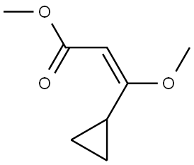 Methyl (E)-3-cyclopropyl-3-methoxyacrylate Structure