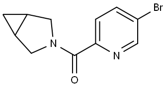 3-Azabicyclo[3.1.0]hex-3-yl(5-bromo-2-pyridinyl)methanone Structure