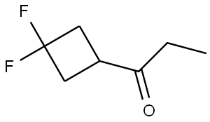 1-(3,3-Difluorocyclobutyl)propan-1-one Struktur
