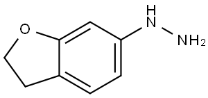Hydrazine, (2,3-dihydro-6-benzofuranyl)- Structure