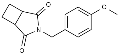 3-Azabicyclo[3.2.0]heptane-2,4-dione, 3-[(4-methoxyphenyl)methyl]- 结构式