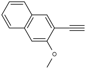 2-Ethynyl-3-methoxynaphthalene Struktur