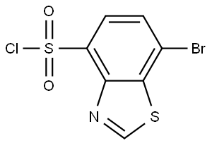 7-Bromobenzo[d]thiazole-4-sulfonyl chloride Structure
