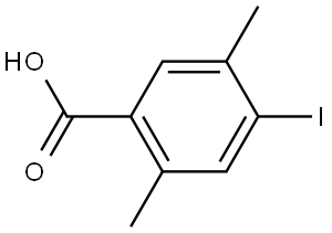 4-Iodo-2,5-dimethylbenzoic acid Structure