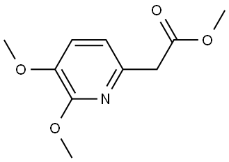 Methyl 5,6-dimethoxy-2-pyridineacetate Structure