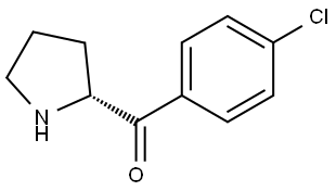 (R)-(4-chlorophenyl)(pyrrolidin-2-yl)methanone Structure