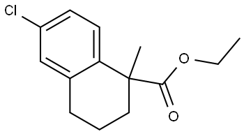 Ethyl 6-chloro-1,2,3,4-tetrahydro-1-methyl-1-naphthalenecarboxylate|
