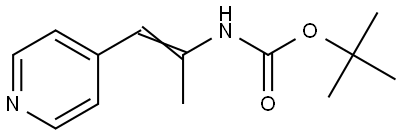 tert-ButylN-(1-pyridin-4-ylprop-1-en-2-yl)carbamate Struktur