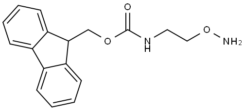 (9H-Fluoren-9-yl)methyl (2-(aminooxy)ethyl)carbamate Struktur