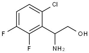 β-Amino-6-chloro-2,3-difluorobenzeneethanol Structure