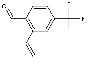 2-Ethenyl-4-(trifluoromethyl)benzaldehyde Structure