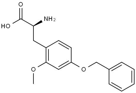 2-Methoxy-O-benzyl-L-tyrosine Structure