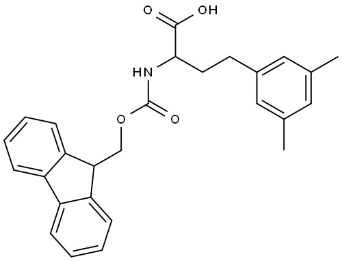 Fmoc-3,5-dimethyl-DL-homophenylalanine Structure